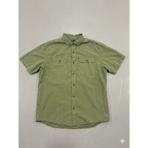 Mountain Hardwear Canyon Shirt Medium Blue Hiking Fishing Technical Trail